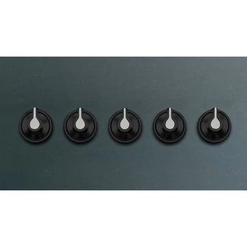 SMEG GOMB KÉSZLET, Linea design, főzőlaphoz, fekete