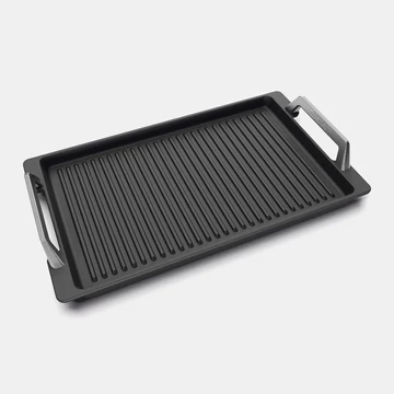 SMEG GRILL LAP univerzális-, indukciós-, gáz-, kerámia és elektromos főzőlapokhoz, 410 x 240 mm