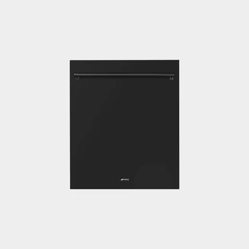SMEG AJTÓLAP MOSOGATÓGÉPHEZ, teljesen beépíthető, 60 cm-es mosogatógépekhez, 82 cm magas, matt fekete