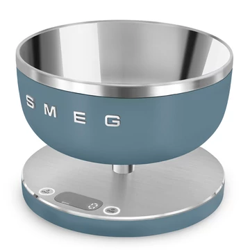 Smeg matt viharkék digitális konyhai mérleg