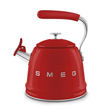 Smeg piros sípoló vízforraló kanna