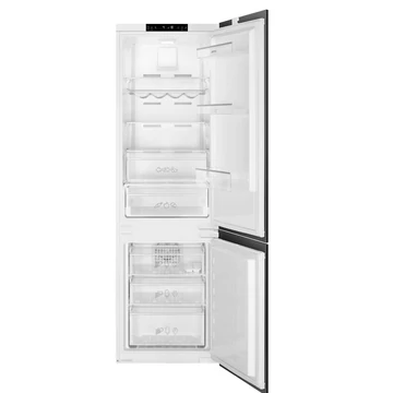 SMEG BEÉPÍTHETŐ HŰTŐ ÉS FAGYASZTÓ, 54x177,5 cm, megfordítható ajtó, fehér