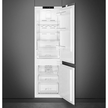 SMEG BEÉPÍTHETŐ HŰTŐ ÉS FAGYASZTÓ, 54x177,5 cm, megfordítható ajtó, fehér