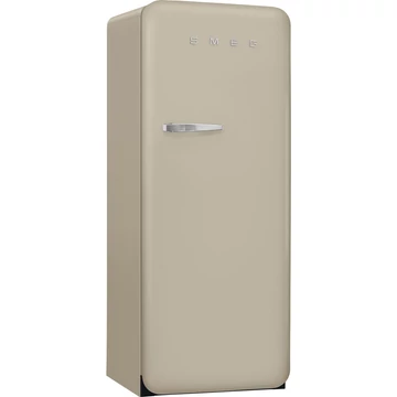 SMEG FAB28 Egyajtós hűtőszekrény, felül fagyasztórekesszel, jobbos - 50-es évek retro design, matt moonlight