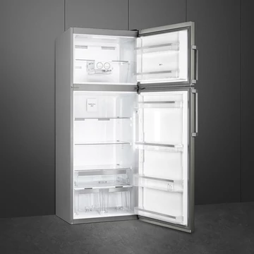 SMEG SZABADONÁLLÓ HŰTŐ ÉS FAGYASZTÓ, 70x183 cm, megfordítható ajtó,inox