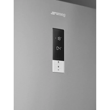 SMEG SZABADONÁLLÓ HŰTŐ ÉS FAGYASZTÓ, 84x186 cm, jobb oldali pántok, inox