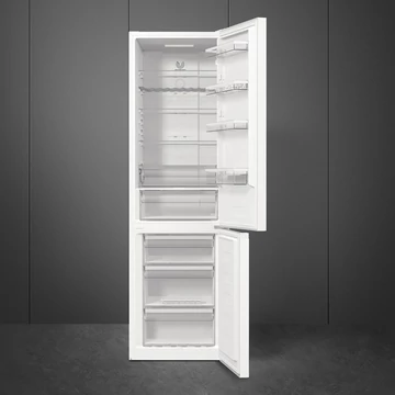 SMEG SZABADONÁLLÓ HŰTŐ ÉS FAGYASZTÓ, 60x200 cm, E energiaosztály, külső kijelző, fehér