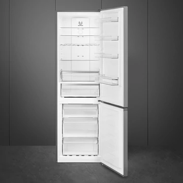 SMEG SZABADONÁLLÓ HŰTŐ ÉS FAGYASZTÓ, 60x200 cm, E energiaosztály, külső kijelző, inox
