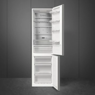 SMEG SZABADONÁLLÓ HŰTŐ ÉS FAGYASZTÓ, 60x200 cm, Active Ion, Life Plus zóna, külső kijelző, inox