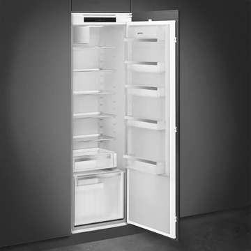 SMEG BEÉPÍTHETŐ HŰTŐ, 54x178 cm, megfordítható ajtó, belső kijelző, fehér