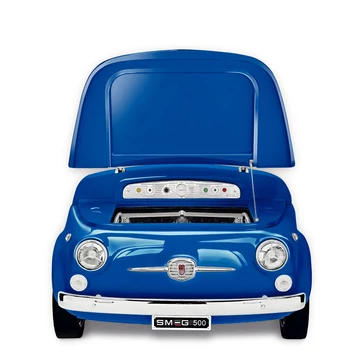 SMEG Fiat500 Minibár hűtő - 50-es évek retro design, kék