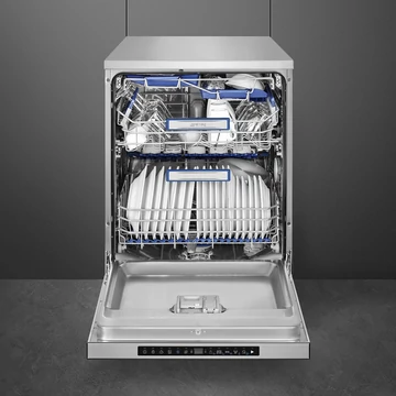 SMEG SZABADONÁLLÓ MOSOGATÓGÉP, 60 cm, 13 teríték, 10+1 funkció, 7 hőmérséklet, külső kijelző, inox