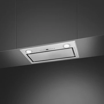 SMEG UNIVERSALE design beépíthető páraelszívó, 52 cm, inox