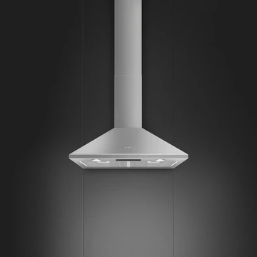 SMEG UNIVERSALE design kürtős fali páraelszívó, 70 cm, inox