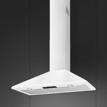 SMEG UNIVERSALE design kürtős fali páraelszívó, 90 cm, fehér