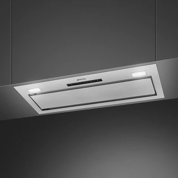 SMEG UNIVERSALE design beépíthető páraelszívó, 75 cm, inox