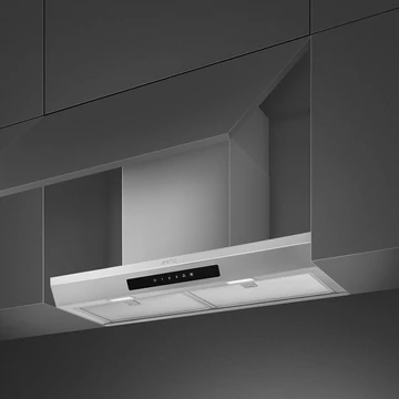 SMEG UNIVERSALE design beépíthető páraelszívó, 71 cm, inox
