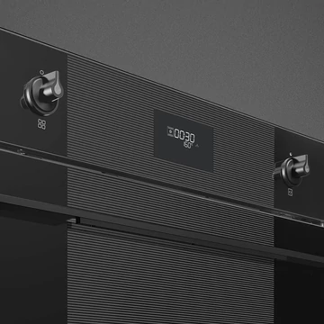 SMEG PIROLITIKUS HŐLÉGKEVERÉSES SÜTŐ, Linea design, 60 cm, CS LCD, mélyfekete üveg