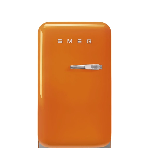 SMEG FAB5 Minibár hűtő, balos - 50-es évek retro design, narancssárga