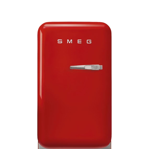 SMEG FAB5 Minibár hűtő, balos - 50-es évek retro design, piros