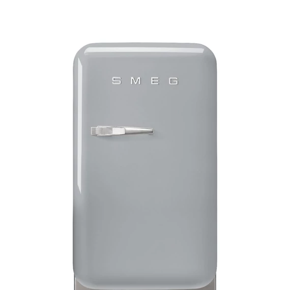 SMEG FAB5 Minibár hűtő, jobbos - 50-es évek retro design, ezüst