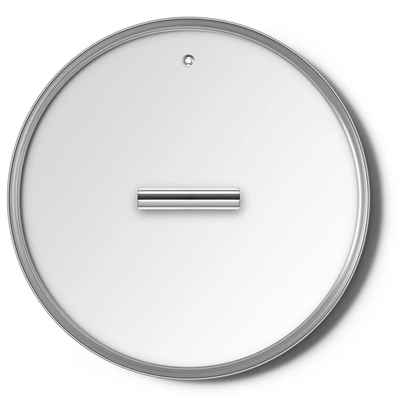 Smeg 28 cm-es edény fedő, alulról