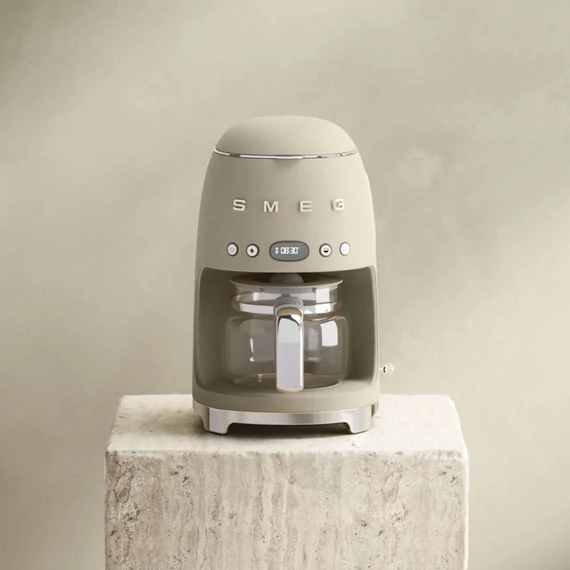 SMEG FILTERES KÁVÉFŐZŐ, 50-es évek retro design, matt moonlight