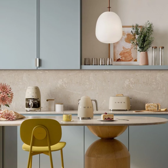 SMEG FILTERES KÁVÉFŐZŐ, 50-es évek retro design, matt moonlight