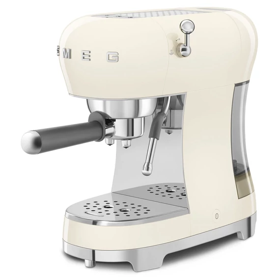 SMEG bézs karos espresso kávéfőző, jobbról
