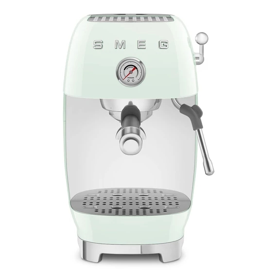 SMEG világoszöld karos espresso kávéfőző Cold brew funkcióval