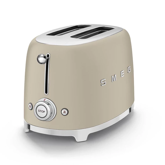 SMEG KENYÉRPIRÍTÓ, 2 szeletes, 50-es évek retro design, matt moonlight