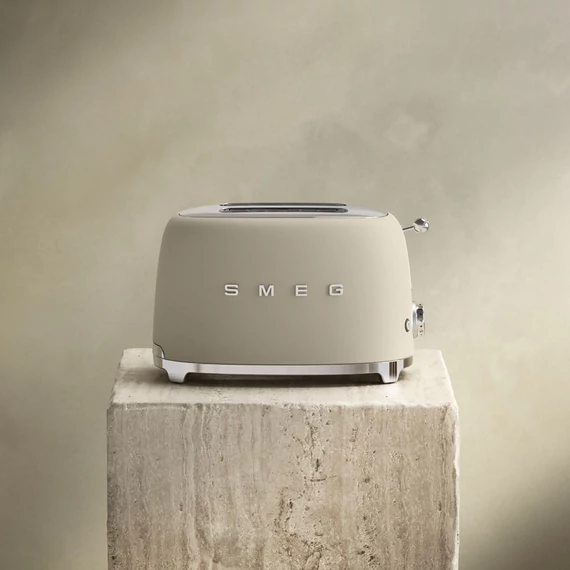 SMEG KENYÉRPIRÍTÓ, 2 szeletes, 50-es évek retro design, matt moonlight