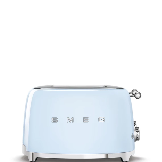 SMEG világoskék 2x2 szeletes kenyérpirító, szemből