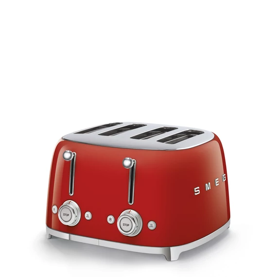 SMEG piros 2x2 szeletes kenyérpirító