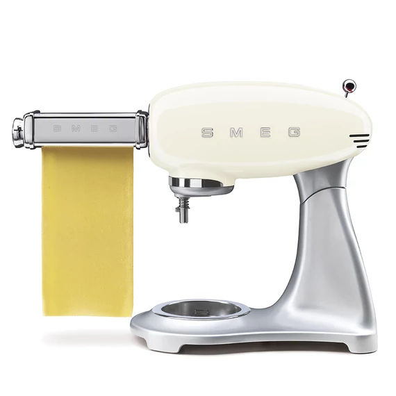 SMEG KONYHAI ROBOTGÉP, 50-es évek retro design, bézs, tésztakészítő kiegészítővel