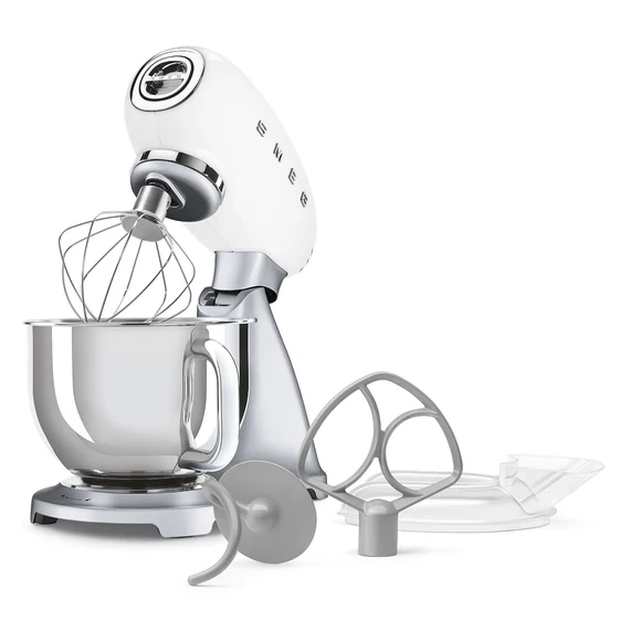SMEG KONYHAI ROBOTGÉP, 50-es évek retro design, fehér, alaptartozékokkal