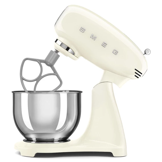 SMEG KONYHAI ROBOTGÉP, 50-es évek retro design, bézs, lapos keverőkarral