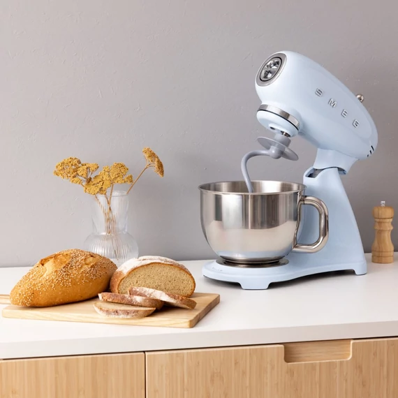 SMEG KONYHAI ROBOTGÉP, 50-es évek retro design, világoskék, konyhapulton