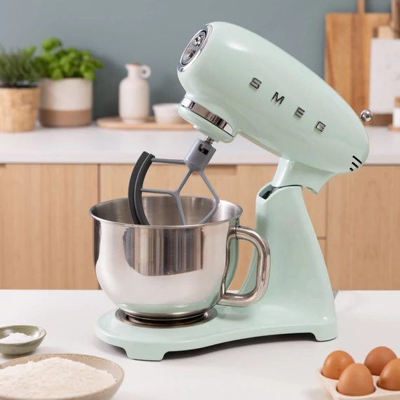 SMEG KONYHAI ROBOTGÉP, 50-es évek retro design, világoszöld, konyhában
