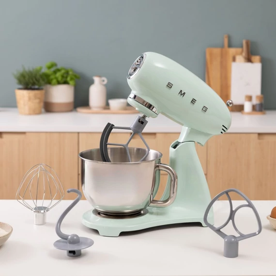 SMEG KONYHAI ROBOTGÉP, 50-es évek retro design, világoszöld, konyhapulton