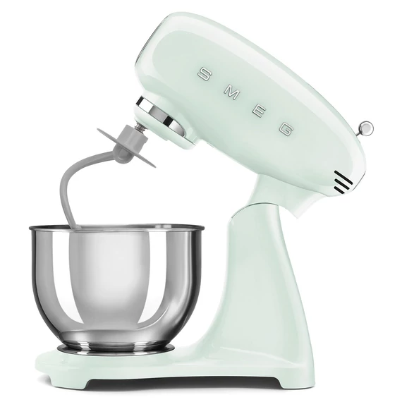 SMEG KONYHAI ROBOTGÉP, 50-es évek retro design, világoszöld, tésztadagasztó karral