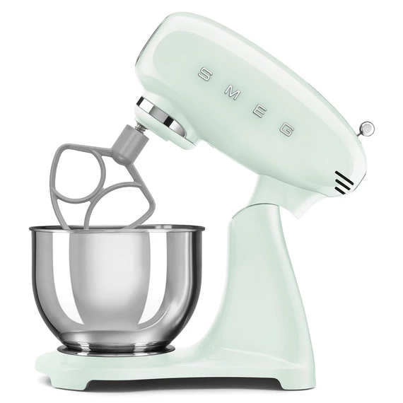SMEG KONYHAI ROBOTGÉP, 50-es évek retro design, világoszöld, lapos keverőkarral