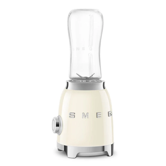 Smeg bézs mini hordozható turmixgép, balról
