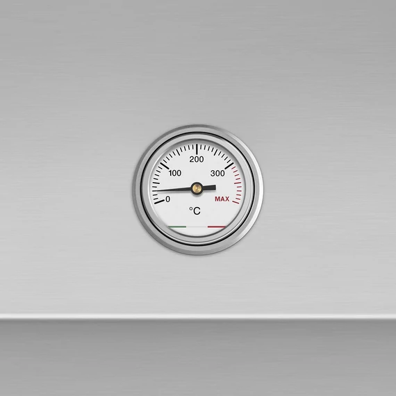 SMEG PowerGrill  kültéri beépíthető elektromos grill, 90 cm -  Universale design, rozsdamentes acél - analóg hőmérő