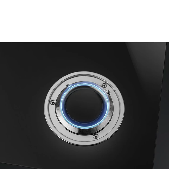 SMEG GÁZ FŐZŐLAP,Dolce Stil Novo,60 cm,4 blade-flame égő, rm.acél edénytartók titánium bevonattal,fekete üvegkerámia