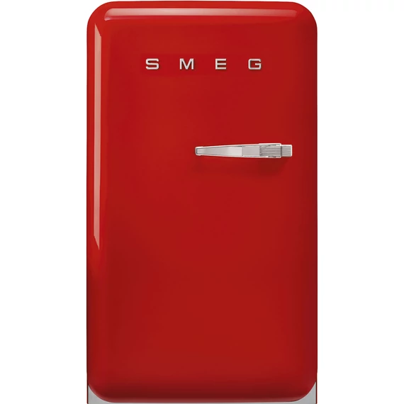 SMEG FAB10H Minibár hűtő, balos - 50-es évek retro design, piros