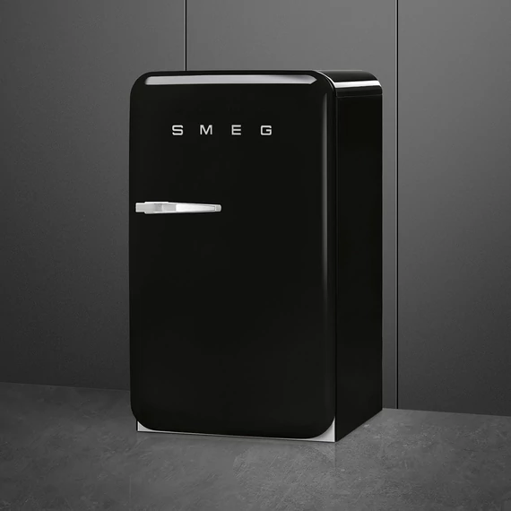 SMEG FAB10H Minibár hűtő, jobbos - 50-es évek retro design, fekete