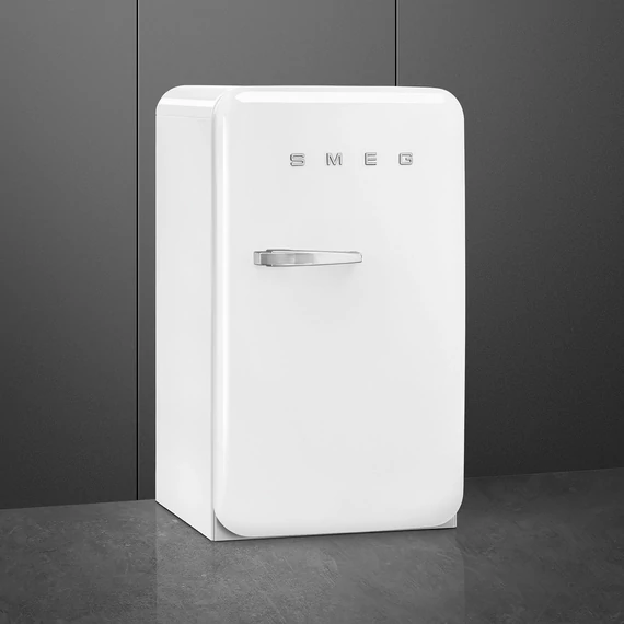 SMEG FAB10 Minibár hűtő fagyasztóval, jobbos - 50-es évek retro design, fehér