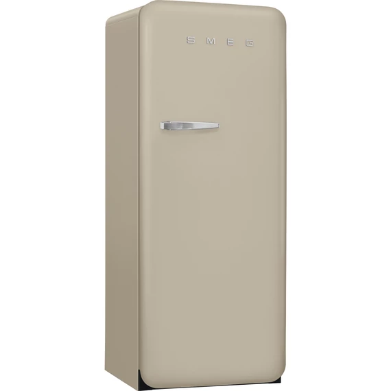 SMEG FAB28 Egyajtós hűtőszekrény, felül fagyasztórekesszel, jobbos - 50-es évek retro design, matt moonlight