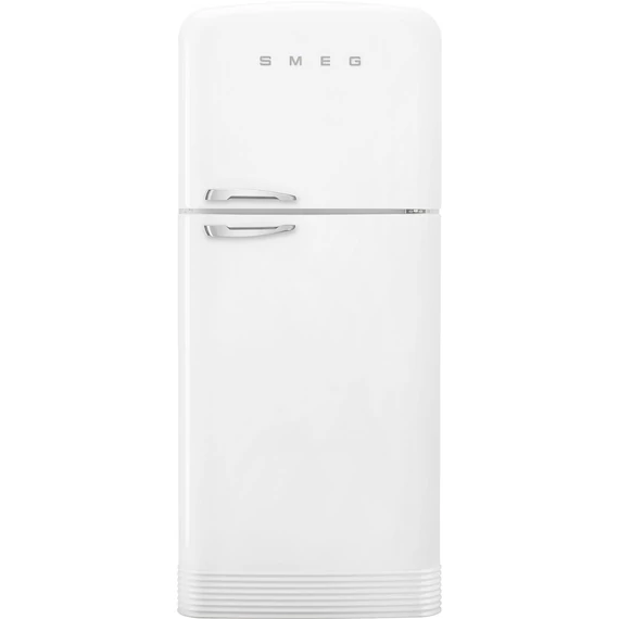 SMEG FAB50 Kétajtós felülfagyasztós kombinált hűtőszekrény, jobbos - 50-es évek retro design, fehér